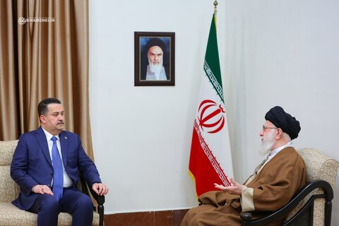 دیدار رهبر با نخست وزیر عراق