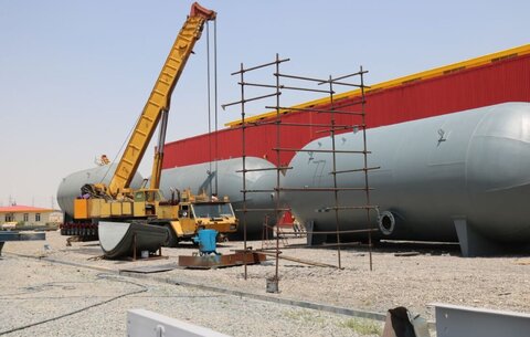 آغاز نصب تجهیزات پایهای طرح آهن اسفنجی بیجار طرح آهن اسفنجی بیجار