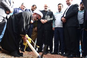 آئین کلنگزنی خط تولید ورق گالوانیزه خودرویی شماره ۲ شرکت ورق خودرو چهارمحال و بختیاری