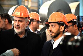 آئین کلنگزنی خط تولید ورق گالوانیزه خودرویی شماره ۲ شرکت ورق خودرو چهارمحال و بختیاری