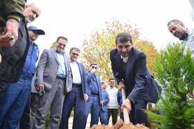 آئین کلنگزنی خط تولید ورق گالوانیزه خودرویی شماره ۲ شرکت ورق خودرو چهارمحال و بختیاری