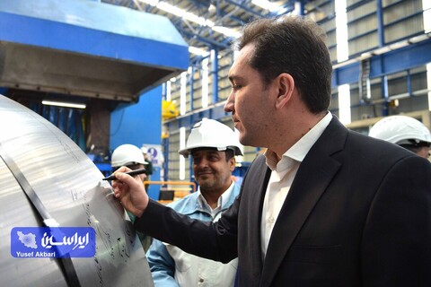 بهره‌برداری از خط نورد سرد شرکت نورد فولاد زرین شهرکرد