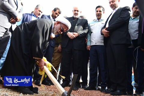 آئین کلنگ‌زنی خط تولید ورق گالوانیزه خودرویی شماره ۲ شرکت ورق خودرو چهارمحال و بختیاری