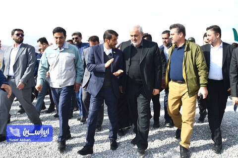 آئین کلنگ‌زنی خط تولید ورق گالوانیزه خودرویی شماره ۲ شرکت ورق خودرو چهارمحال و بختیاری