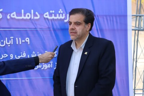 نتیجه تعامل ایمیدرو و سازمان آموزش فنی حرفهای توسعه اشتغال حوزه گوهرسنگ است حسن کامرانی فرد