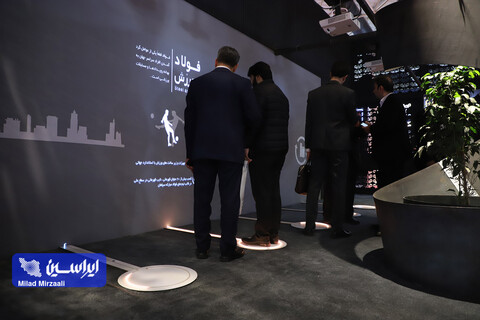 غرفه گروه فولاد مبارکه در سومین روز از نمایشگاه ایران متافو 2023