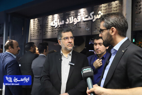 غرفه گروه فولاد مبارکه در سومین روز از نمایشگاه ایران متافو 2023