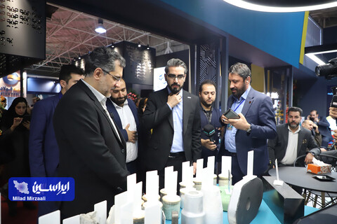 غرفه گروه فولاد مبارکه در سومین روز از نمایشگاه ایران متافو 2023
