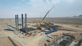 روند ساخت و پیشرفت ۵۴/۸۳ درصدی پروژه کارخانه ۲۵۰ هزار تنی کنسانتره شرکت راهبران فولاد اصفهان