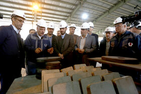 بازدید مدیرعامل و معاونین شرکت فولاد مبارکه از شرکت تولیدی و خدمات صنایع نسوز توکا