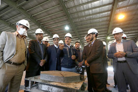 بازدید مدیرعامل و معاونین شرکت فولاد مبارکه از شرکت تولیدی و خدمات صنایع نسوز توکا