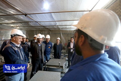 بازدید مدیرعامل و معاونین شرکت فولاد مبارکه از شرکت تولیدی و خدمات صنایع نسوز توکا