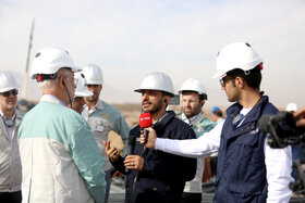 بازدید رئیس کمیسیون صنایع و معادن مجلس از خطوط تولید و تکمیل طرح های توسعه شرکت فولاد مبارکه