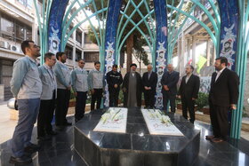 بازدید رئیس کمیسیون صنایع و معادن مجلس از خطوط تولید و تکمیل طرح های توسعه شرکت فولاد مبارکه