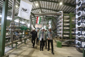 بازدید رئیس کمیسیون صنایع و معادن مجلس از خطوط تولید و تکمیل طرح های توسعه شرکت فولاد مبارکه