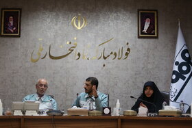 بازدید رئیس کمیسیون صنایع و معادن مجلس از خطوط تولید و تکمیل طرح های توسعه شرکت فولاد مبارکه