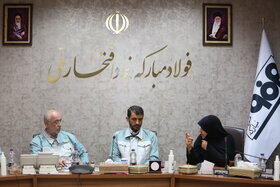 بازدید رئیس کمیسیون صنایع و معادن مجلس از خطوط تولید و تکمیل طرح های توسعه شرکت فولاد مبارکه