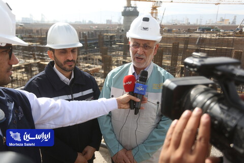 بازدید رئیس کمیسیون صنایع و معادن مجلس از خطوط تولید و تکمیل طرح های توسعه شرکت فولاد مبارکه