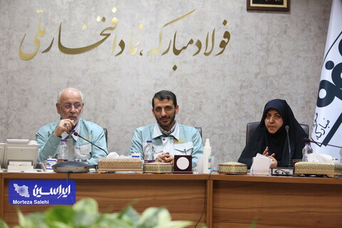 بازدید رئیس کمیسیون صنایع و معادن مجلس از خطوط تولید و تکمیل طرح های توسعه شرکت فولاد مبارکه