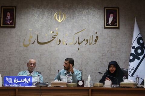 بازدید رئیس کمیسیون صنایع و معادن مجلس از خطوط تولید و تکمیل طرح های توسعه شرکت فولاد مبارکه
