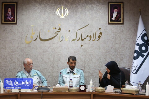 بازدید رئیس کمیسیون صنایع و معادن مجلس از خطوط تولید و تکمیل طرح های توسعه شرکت فولاد مبارکه