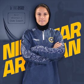 سرمربی فوتبال بانوان سپاهان، کاندیدای بهترین مربیان زن فوتسال باشگاهی سال ۲۰۲۲ جهان
