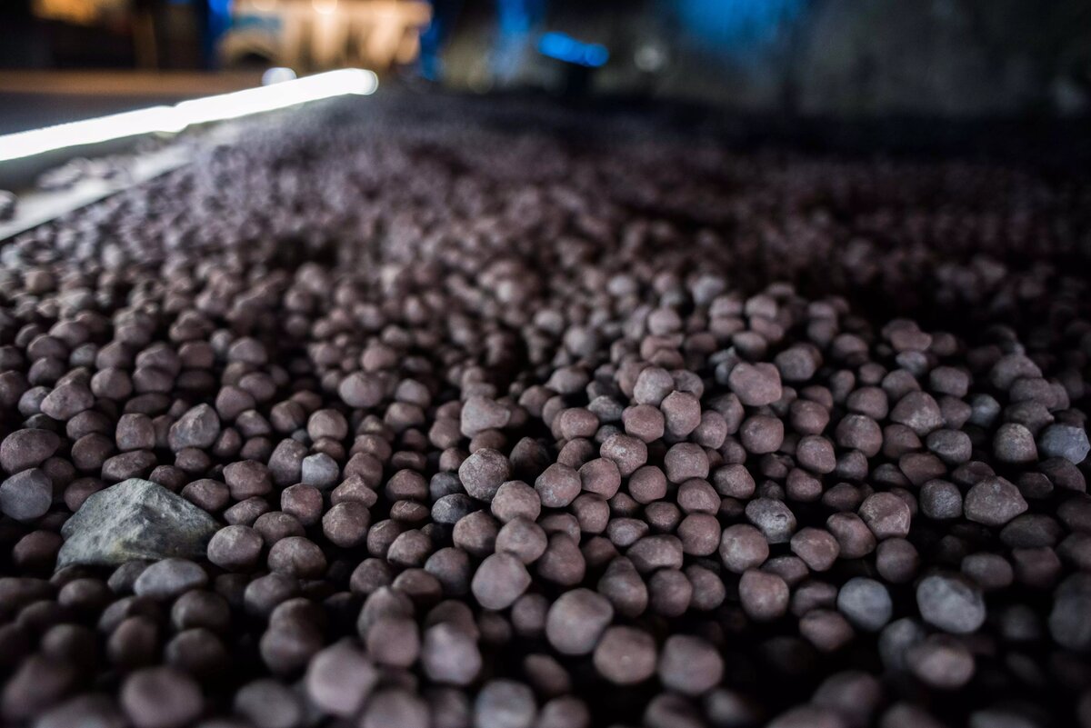 رشد ۳۹ درصدی تولید گندله در فولاد سنگان