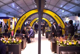 غرفه گروه فولاد مبارکه در دومین روز از پنجمین نمایشگاه ملی فولاد ایران