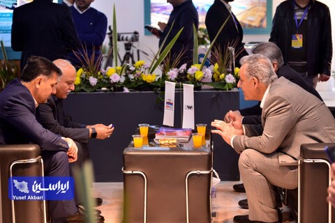 غرفه گروه فولاد مبارکه در دومین روز از پنجمین نمایشگاه ملی فولاد ایران