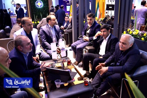 غرفه گروه فولاد مبارکه در دومین روز از پنجمین نمایشگاه ملی فولاد ایران