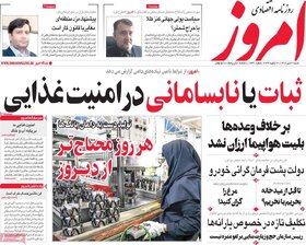 صفحه اول روزنامه‌های اقتصادی ایران شنبه ۳۰دی