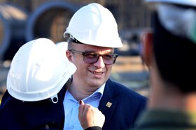 بازدید از شرکت فولاد هرمزگان