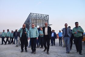 بازدید از شرکت فولاد هرمزگان