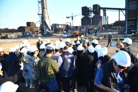 بازدید از شرکت فولاد هرمزگان