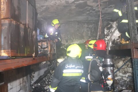 بیمارستان کاشانی اصفهان دوباره آتش گرفت کاشانی