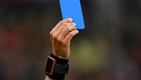 کارت آبی وارد فوتبال می‌شود