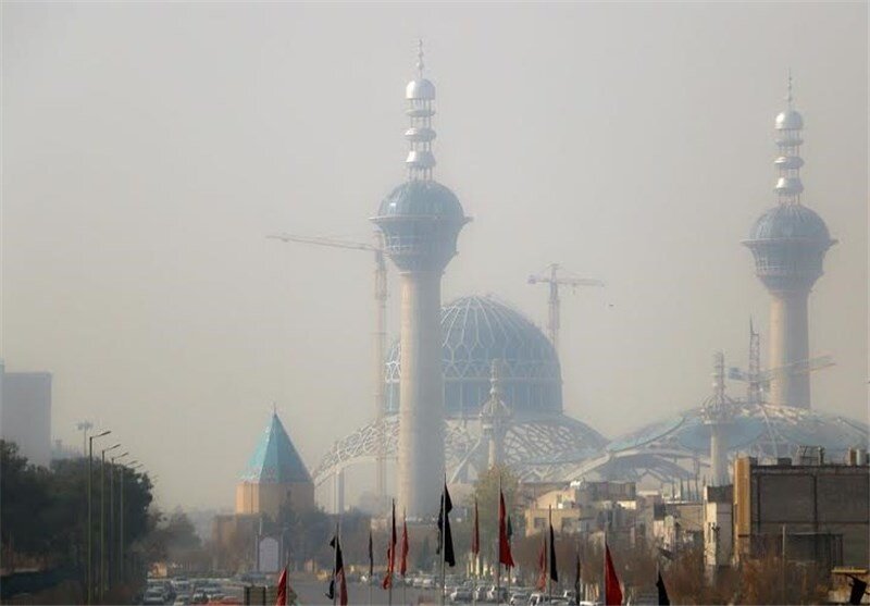 شاخص کیفی هوای اصفهان و کاشان آلوده است