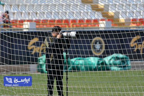 تمرین تیم فوتبال سپاهان پیش از دیدار با الهلال عربستان