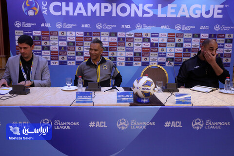 نشست خبری پیش از دیدار تیم‌های فولاد مبارکه سپاهان ایران و الهلال عربستان