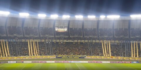 جو وحشتناک استادیوم نقش‌جهان پیش از دیدار سپاهان - الهلال