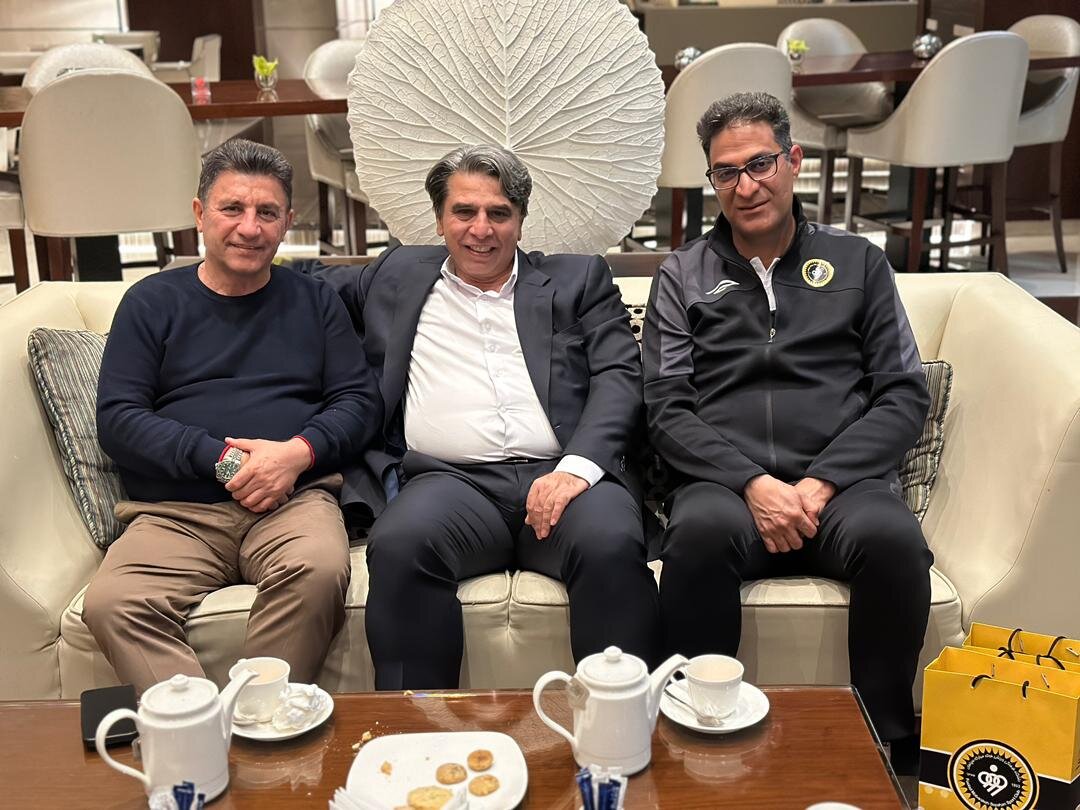 دیدار مدیرعامل و سرپرست سپاهان با قلعهنویی