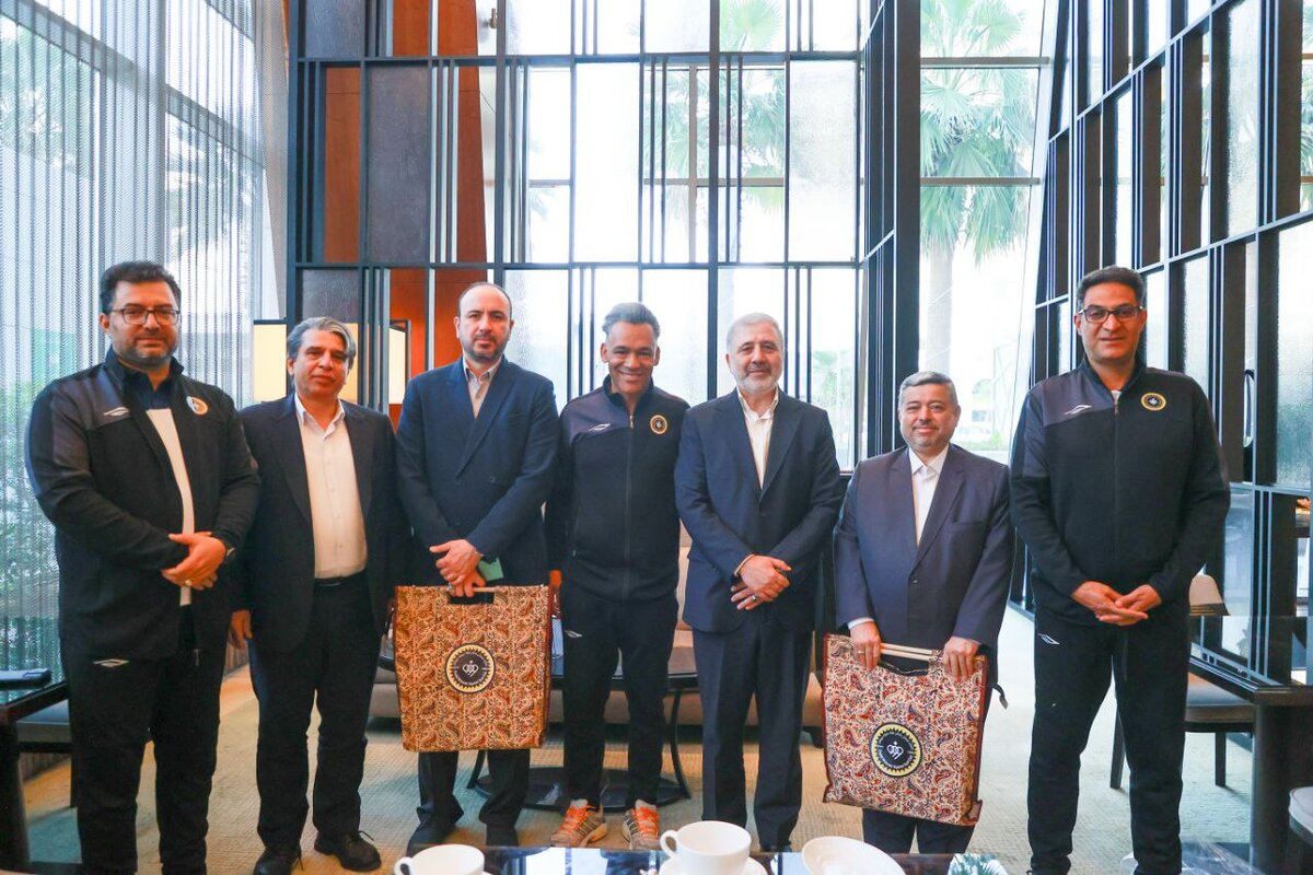 حضور سفیر ایران در اردوی سپاهان در عربستان