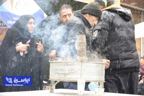 نیمه شعبان برفی اصفهان