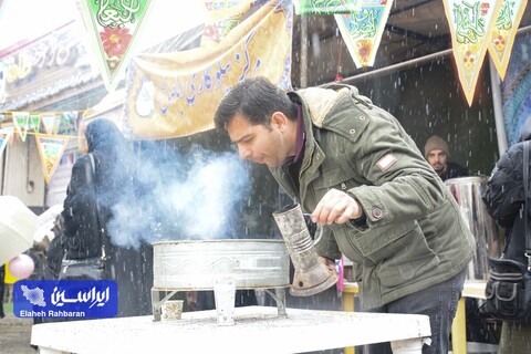 نیمه شعبان برفی اصفهان