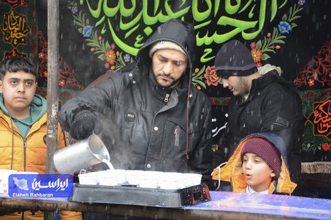 نیمه شعبان برفی اصفهان
