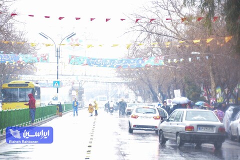 نیمه شعبان برفی اصفهان