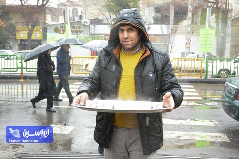 نیمه شعبان برفی اصفهان