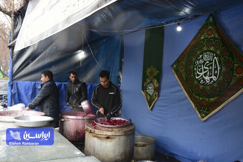نیمه شعبان برفی اصفهان
