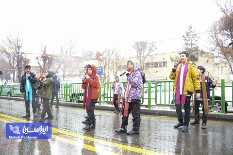 نیمه شعبان برفی اصفهان