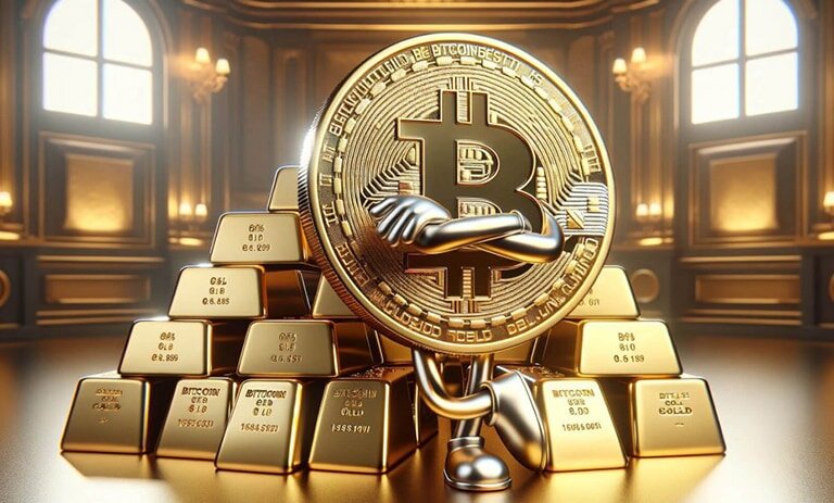 تاریخ‌سازی بیت‌کوین با انس طلا در هفته رویایی  سرمایه‌گذاران